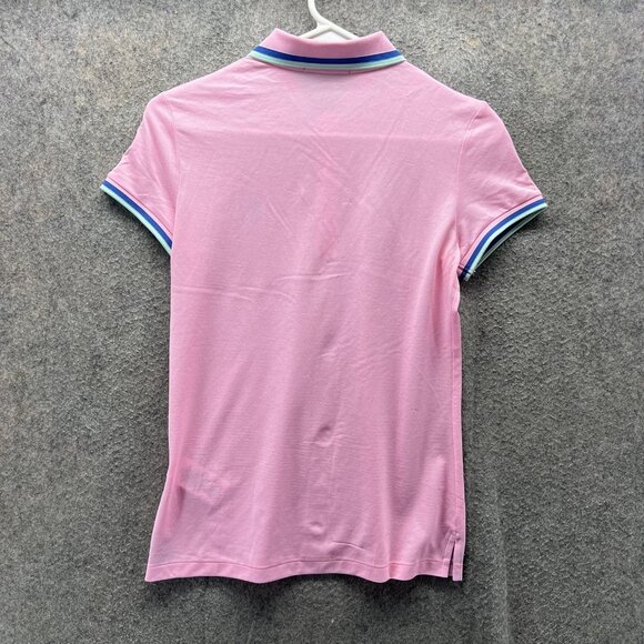 Polo Ralph Lauren Polo Shirt Womens XS Pink Palm Tree Golf Performance Logo - Picture 2 of 11